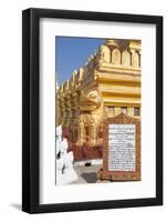 Shwezigon Temple in Bagan, Myanmar-Harry Marx-Framed Photographic Print