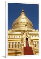 Shwezigon Temple in Bagan, Myanmar-Harry Marx-Framed Photographic Print