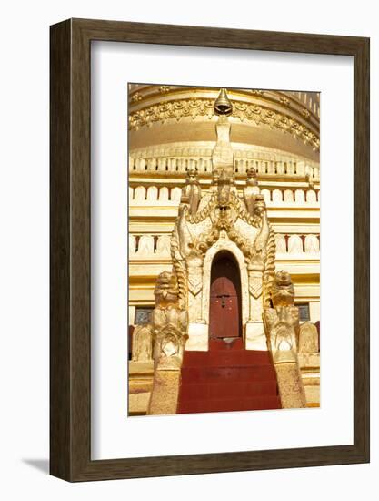 Shwezigon Temple in Bagan, Myanmar-Harry Marx-Framed Photographic Print