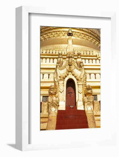 Shwezigon Temple in Bagan, Myanmar-Harry Marx-Framed Photographic Print