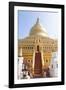 Shwezigon Temple in Bagan, Myanmar-Harry Marx-Framed Photographic Print