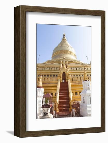 Shwezigon Temple in Bagan, Myanmar-Harry Marx-Framed Photographic Print