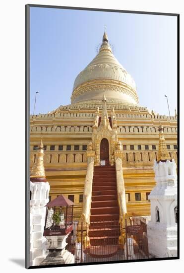 Shwezigon Temple in Bagan, Myanmar-Harry Marx-Mounted Photographic Print