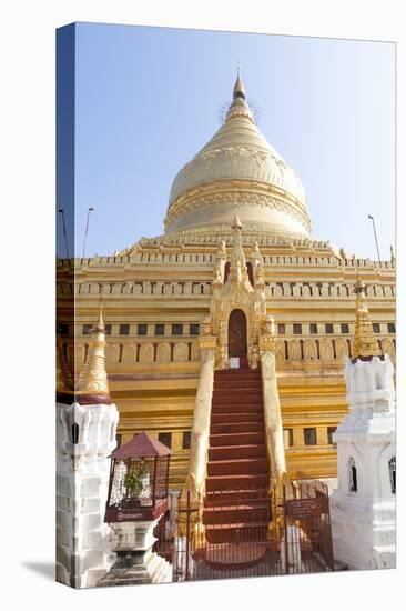 Shwezigon Temple in Bagan, Myanmar-Harry Marx-Stretched Canvas