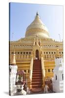 Shwezigon Temple in Bagan, Myanmar-Harry Marx-Stretched Canvas