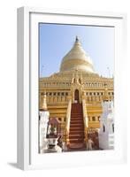 Shwezigon Temple in Bagan, Myanmar-Harry Marx-Framed Photographic Print