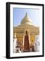 Shwezigon Temple in Bagan, Myanmar-Harry Marx-Framed Premium Photographic Print