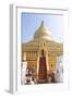 Shwezigon Temple in Bagan, Myanmar-Harry Marx-Framed Premium Photographic Print