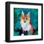 Shy Fox-Jennifer Lommers-Framed Art Print