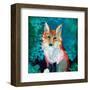 Shy Fox-Jennifer Lommers-Framed Art Print