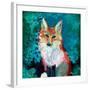 Shy Fox-Jennifer Lommers-Framed Art Print