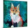 Shy Fox-Jennifer Lommers-Mounted Art Print