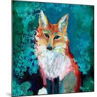 Shy Fox-Jennifer Lommers-Mounted Giclee Print