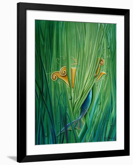 Shy Little Siren-Cindy Thornton-Framed Art Print