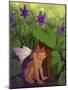 Shy Violet-Dalliann-Mounted Giclee Print