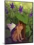 Shy Violet-Dalliann-Mounted Giclee Print