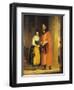 Shylock and Jessica from 'The Merchant of Venice', Act II, Scene II, 1830-Gilbert Stuart Newton-Framed Giclee Print