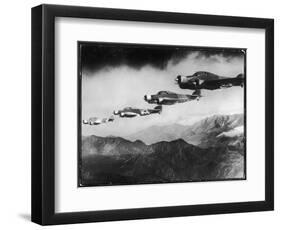 Siai Marchetti Italian Aeroplanes Used During World War Two-null-Framed Art Print