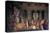 Siamese Ambassadors Received in Paris by King Louis XIV-null-Stretched Canvas