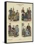 Siamese and Burmese Costumes, 1886-null-Framed Stretched Canvas