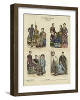 Siamese and Burmese Costumes, 1886-null-Framed Giclee Print