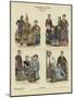 Siamese and Burmese Costumes, 1886-null-Mounted Giclee Print