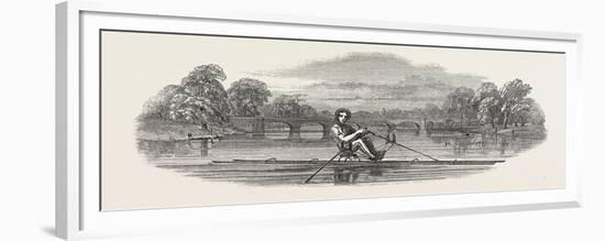 Siamese Boat on the Serpentine, 1847-null-Framed Premium Giclee Print