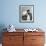 Siamese Cat Gets Cream-null-Framed Photographic Print displayed on a wall