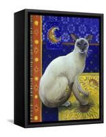 Siamese Cat, Series I-Isy Ochoa-Framed Stretched Canvas