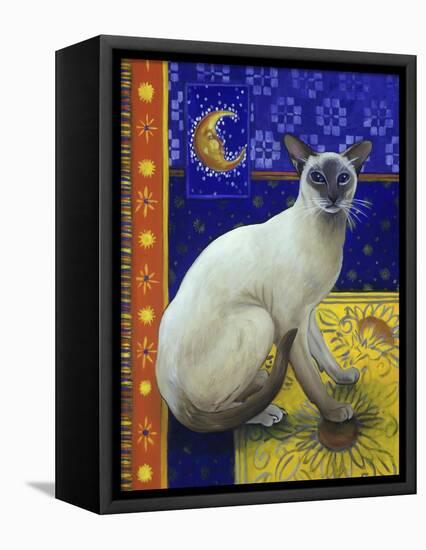 Siamese Cat, Series I-Isy Ochoa-Framed Stretched Canvas