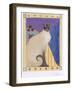 Siamese Cat with Flowers-Heather Ramsey-Framed Giclee Print