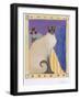 Siamese Cat with Flowers-Heather Ramsey-Framed Giclee Print