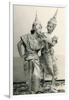 Siamese Temple Dancers-null-Framed Art Print