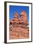 Siamese Twins Rock Formation-Georgia Evans-Framed Photographic Print