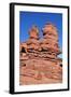 Siamese Twins Rock Formation-Georgia Evans-Framed Photographic Print