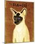 Siamese-John W^ Golden-Mounted Art Print