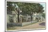 Siasconset, Street in Nantucket, Massachusetts-null-Mounted Art Print