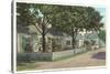 Siasconset, Street in Nantucket, Massachusetts-null-Stretched Canvas