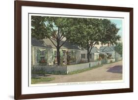 Siasconset, Street in Nantucket, Massachusetts-null-Framed Premium Giclee Print