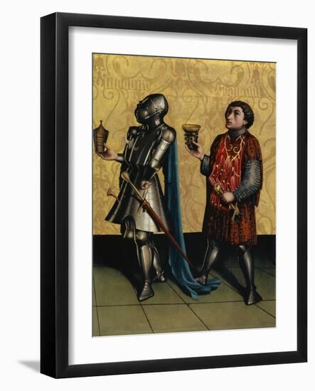 Sibbecai and Benaiah from the Heilspiegel Altarpiece, c.1435-Konrad Witz-Framed Giclee Print