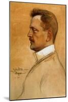 Sibelius Jean Finnish Composer-Albert Gustaf Aristides Edelfelt-Mounted Giclee Print