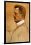 Sibelius Jean Finnish Composer-Albert Gustaf Aristides Edelfelt-Framed Giclee Print