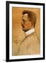 Sibelius Jean Finnish Composer-Albert Gustaf Aristides Edelfelt-Framed Giclee Print