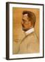 Sibelius Jean Finnish Composer-Albert Gustaf Aristides Edelfelt-Framed Giclee Print