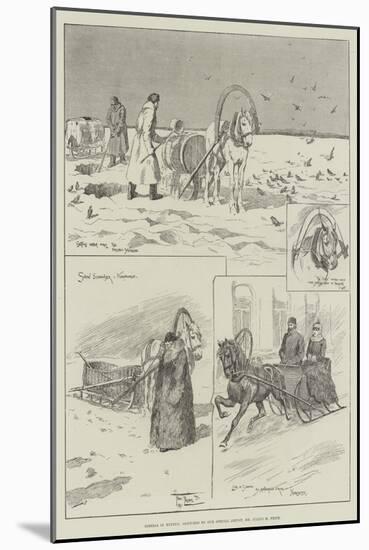 Siberia in Winter-Frederick Pegram-Mounted Giclee Print