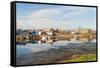 Siberian City Anadyr Harbour, Chukotka Province, Russian Far East, Eurasia-Gabrielle and Michel Therin-Weise-Framed Stretched Canvas