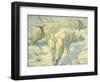 Siberian Dogs in the Snow-Franz Marc-Framed Giclee Print