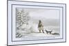 Siberian Exile Prepares to Shoot a Black Fox-Atkinson-Mounted Art Print