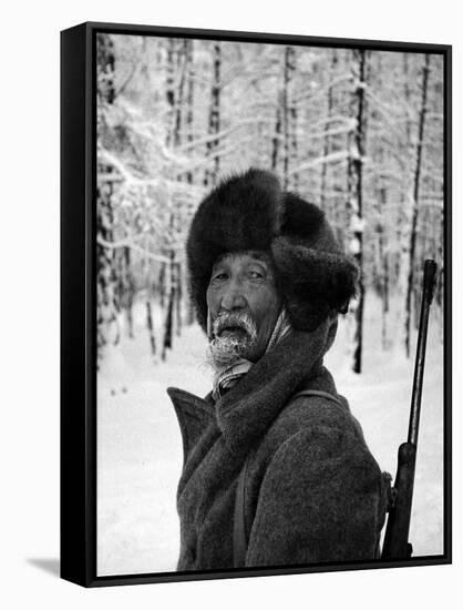 Siberian Hunter, 1972-Mario de Biasi-Framed Stretched Canvas