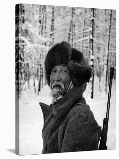Siberian Hunter, 1972-Mario de Biasi-Stretched Canvas
